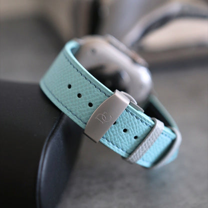 Apple Watch band - Blue Lagoon Edition - French Epsom leather