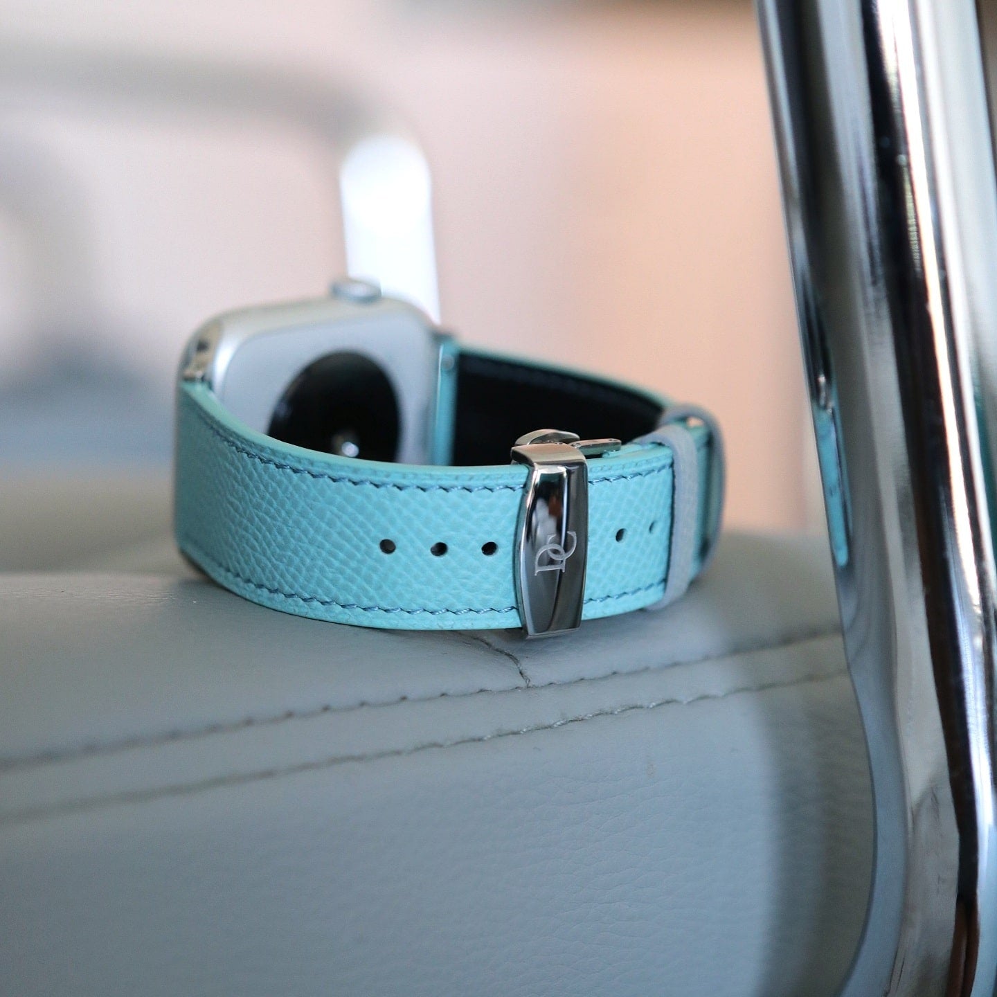 Apple Watch band - Blue Lagoon Edition - French Epsom leather