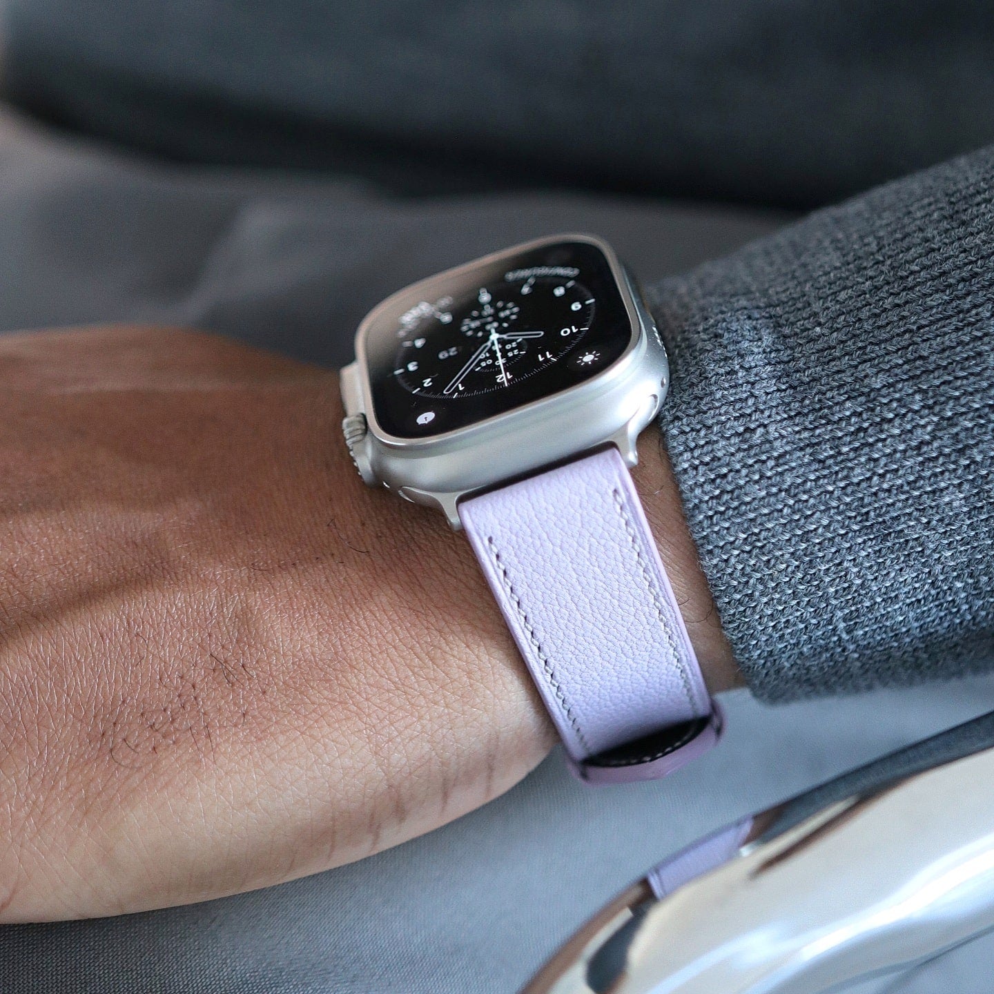 Apple watch band - Lavender Edition - French Chèvre leather