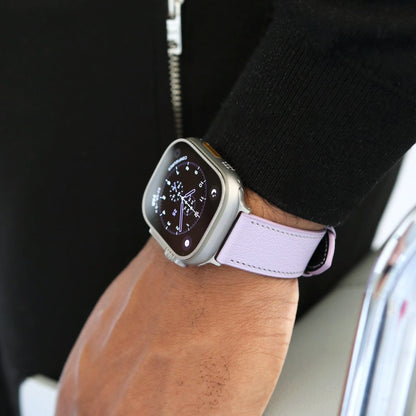 Apple watch band - Lavender Edition - French Chèvre leather