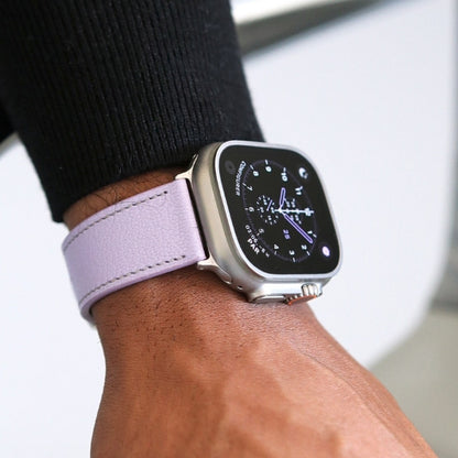 Apple watch band - Lavender Edition - French Chèvre leather