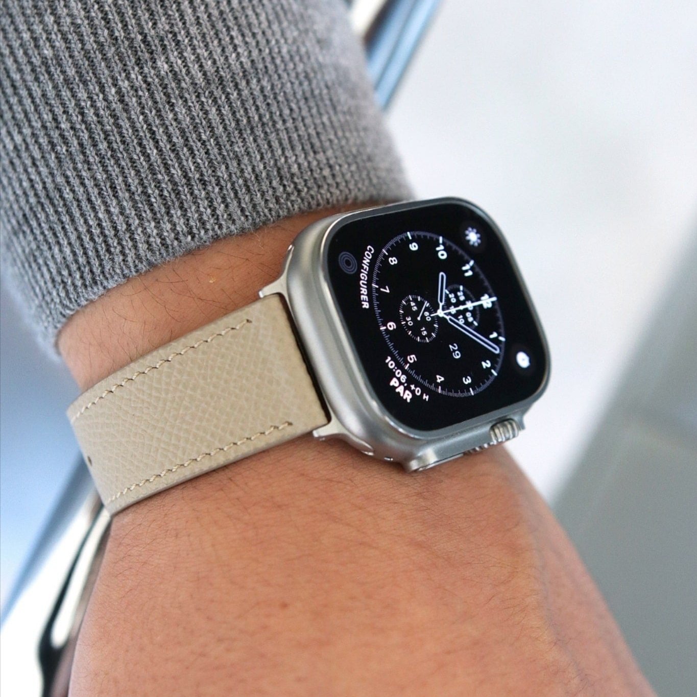 Apple Watch Band - Desert Edition - French Epsom leather