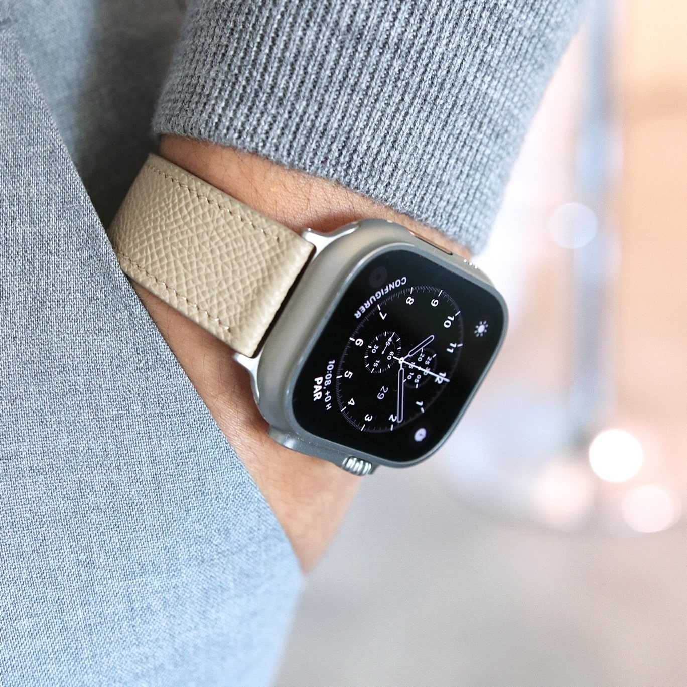 Apple Watch Band - Desert Edition - French Epsom leather