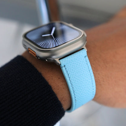 Apple Watch Band - Miami Blue Duo Edition - French Epsom leather