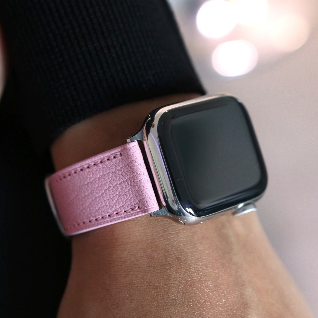 Apple Watch Band - Rose Luxe Edition - French Chèvre leather