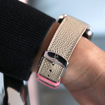 Apple Watch Band - Sable Rose Edition - French Epsom leather