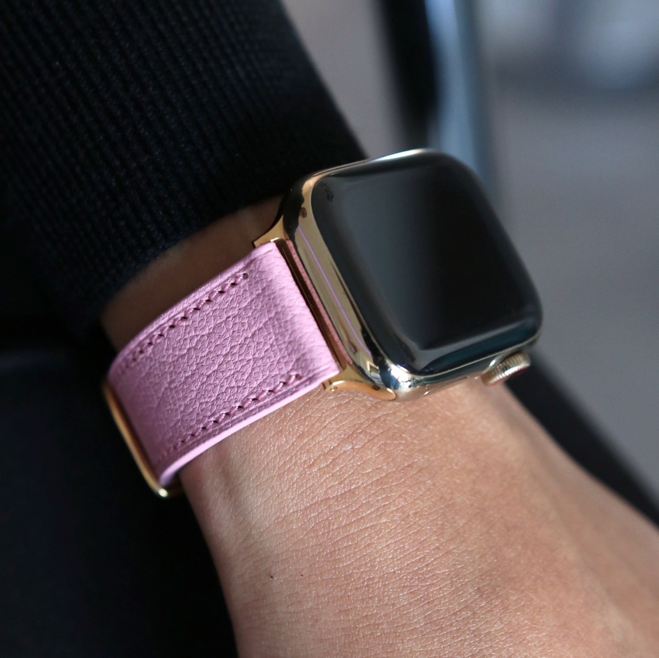 Apple Watch Band - Rose Luxe Edition - French Chèvre leather