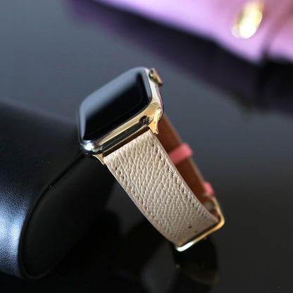 Apple Watch Band - Sable Rose Edition - French Epsom leather