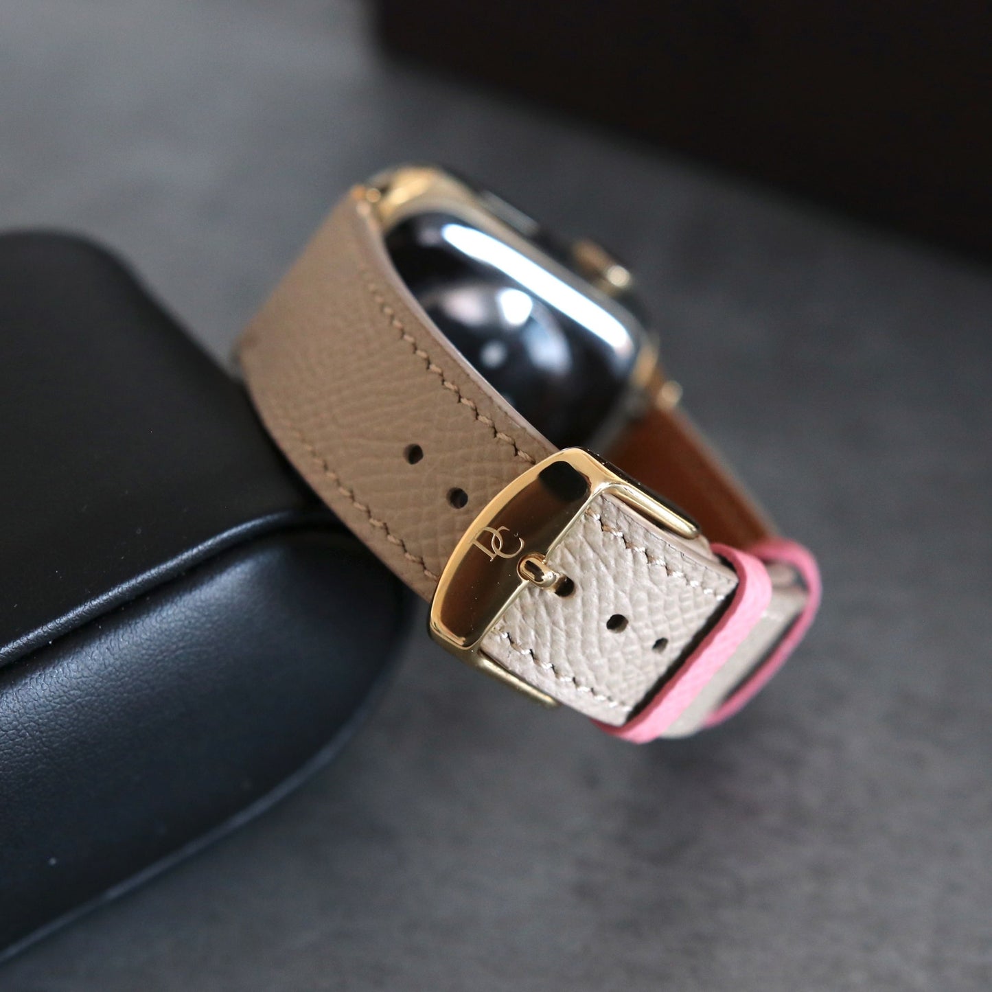 Apple Watch Band - Sable Rose Edition - French Epsom leather