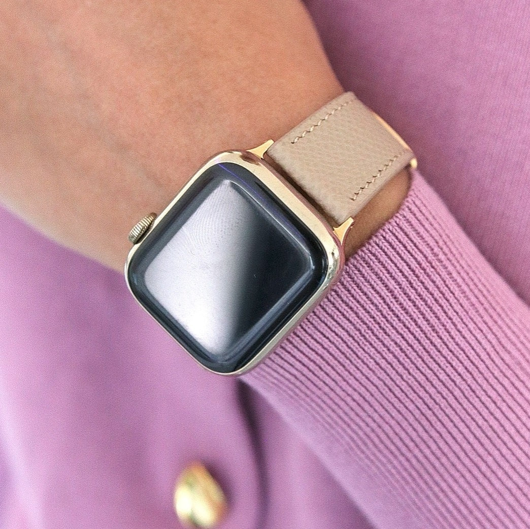 Apple Watch Band - Sable Rose Edition - French Epsom leather