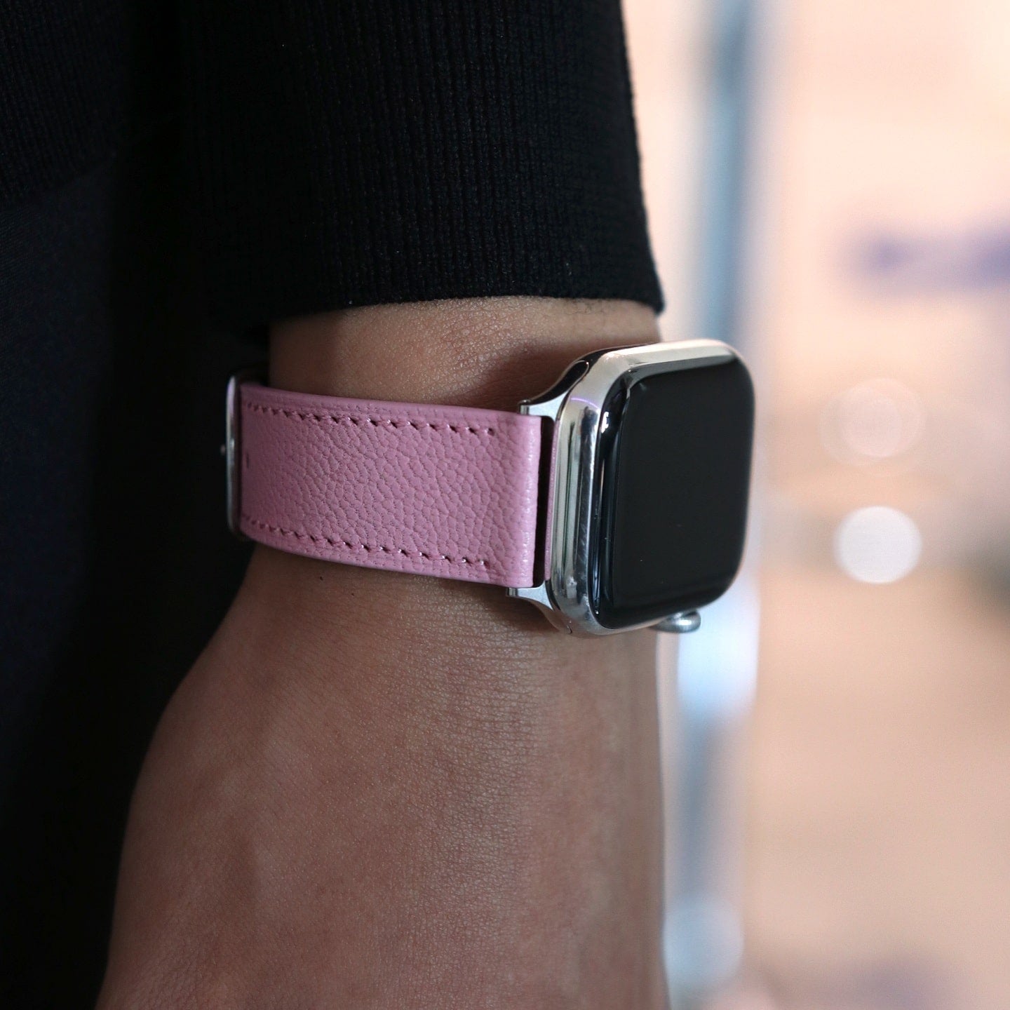 Apple Watch Band - Rose Luxe Edition - French Chèvre leather