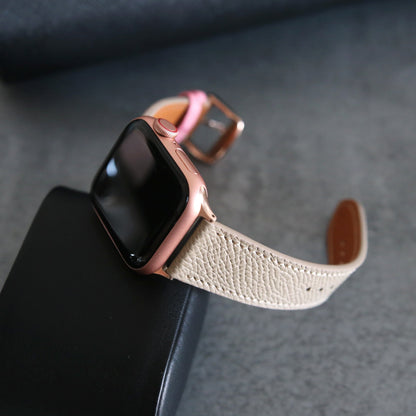 Apple Watch Band - Sable Rose Edition - French Epsom leather