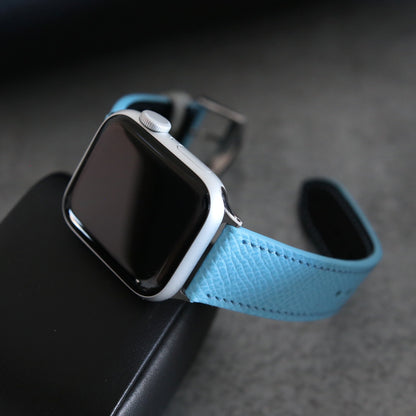 Apple Watch Band - Miami Blue Duo Edition - French Epsom leather