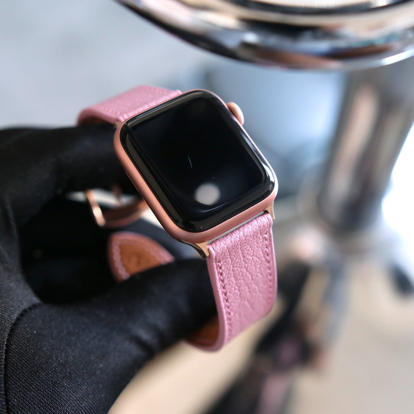 Apple Watch Band - Rose Luxe Edition - French Chèvre leather