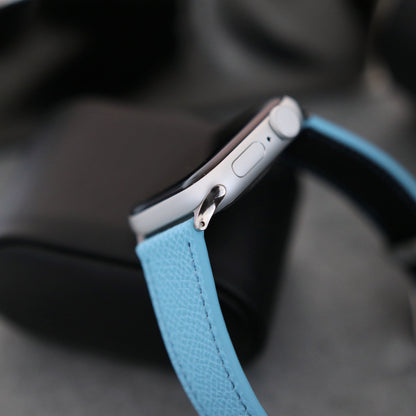 Apple Watch Band - Miami Blue Duo Edition - French Epsom leather