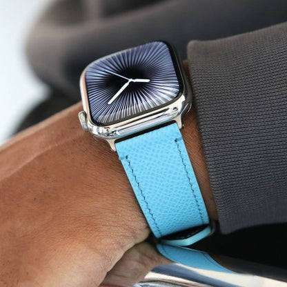 Apple Watch Band - Miami Blue Duo Edition - French Epsom leather