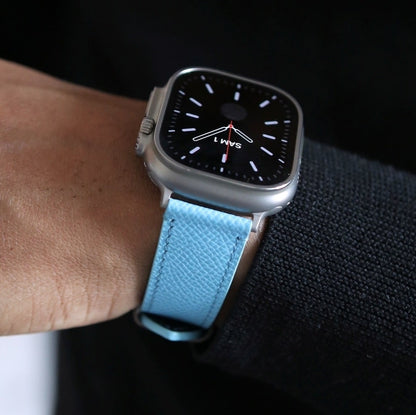 Apple Watch Band - Miami Blue Duo Edition - French Epsom leather