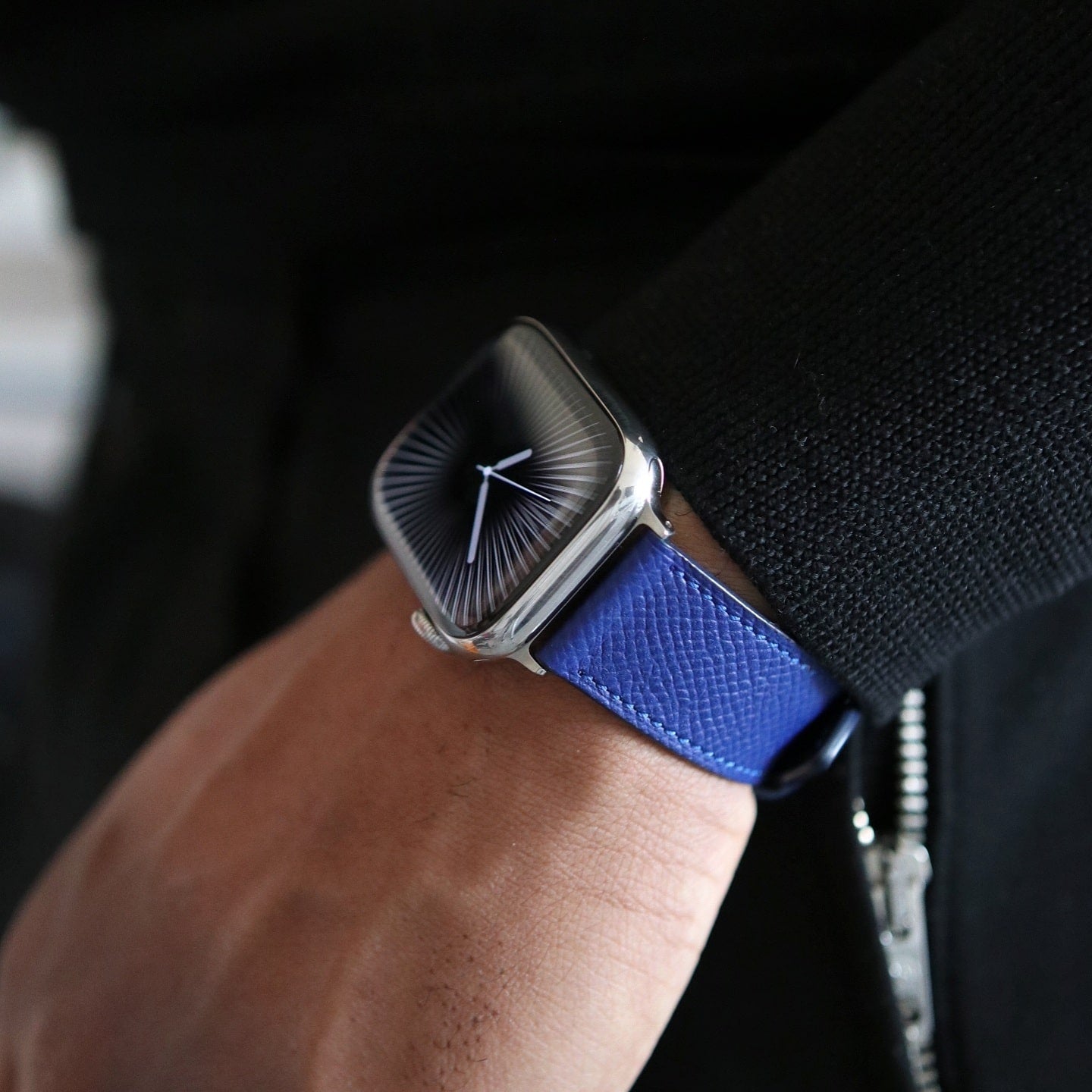 Apple Watch Band - Royal Blue Edition - French Epsom leather