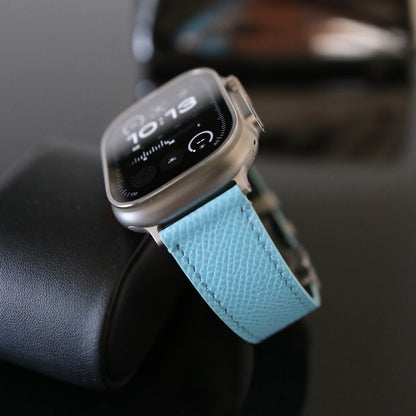 Apple Watch Band - Miami Blue Duo Edition - French Epsom leather