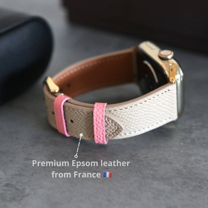 Apple Watch Band - Sable Rose Edition - French Epsom leather