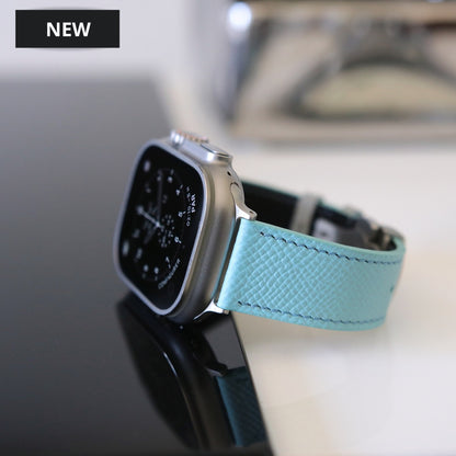 Apple Watch band - Blue Lagoon Edition - French Epsom leather