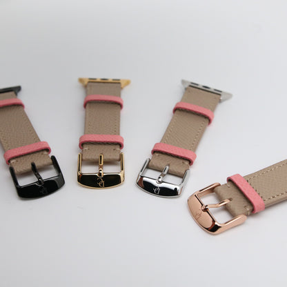 Apple Watch Band - Sable Rose Edition - French Epsom leather