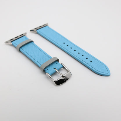 Apple Watch Band - Miami Blue Duo Edition - French Epsom leather