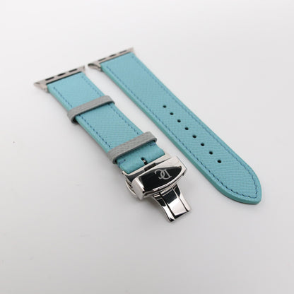 Apple Watch band - Blue Lagoon Edition - French Epsom leather