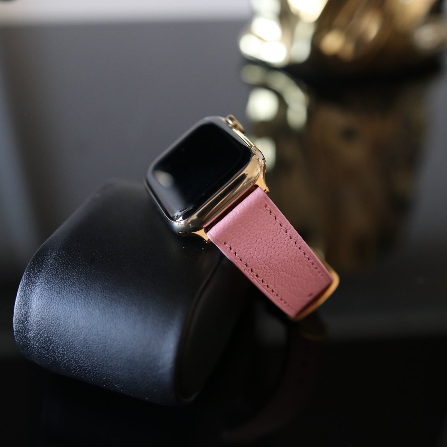 Apple Watch Band - Rose Luxe Edition - French Chèvre leather