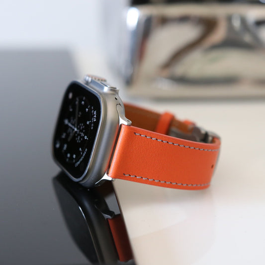 Apple Watch Band - Lava Edition - French swift leather