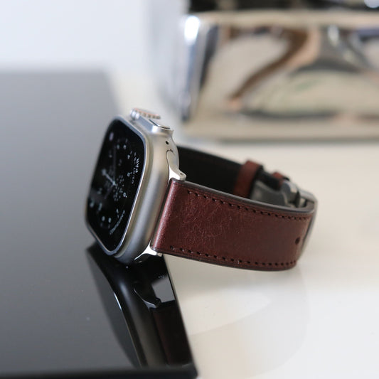 Apple Watch Band - Ombre Brun Edition - Italian Martino Leather