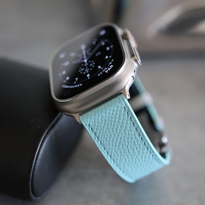 Apple Watch band - Blue Lagoon Edition - French Epsom leather