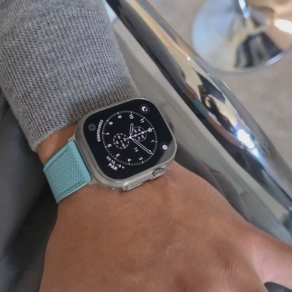 Apple Watch band - Blue Lagoon Edition - French Epsom leather